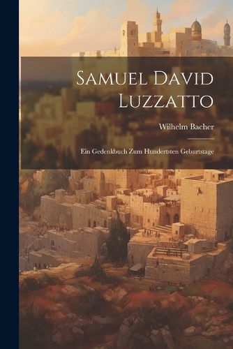 Cover image for Samuel David Luzzatto