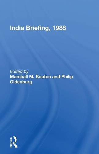 Cover image for India Briefing, 1988