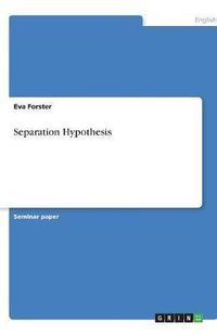 Cover image for Separation Hypothesis