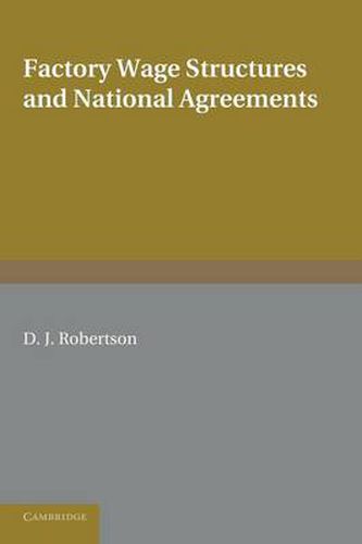 Cover image for Factory Wage Structures and National Agreements