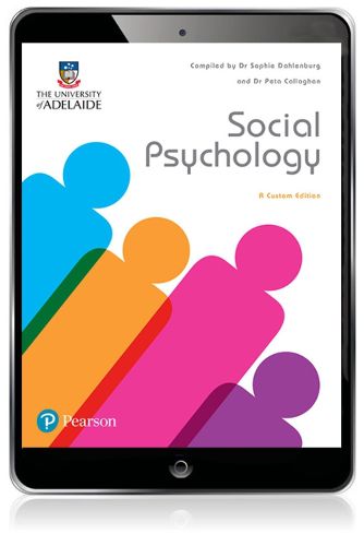 Cover image for Social Psychology (Custom eBook)