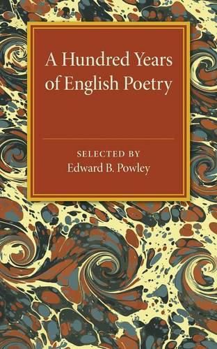 Cover image for A Hundred Years of English Poetry