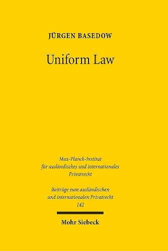 Cover image for Uniform Law