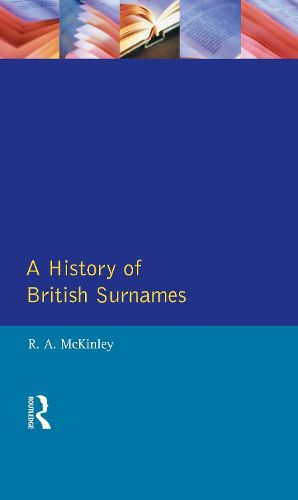 Cover image for A History of British Surnames