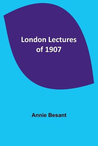 Cover image for London Lectures of 1907