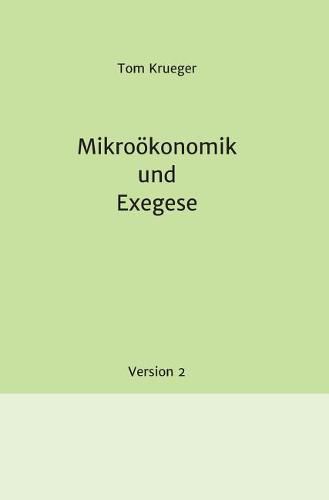 Cover image for Mikro konomik und Exegese