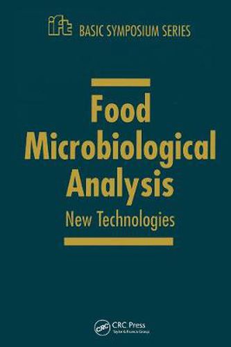 Cover image for Food Microbiology and Analytical Methods: New Technologies