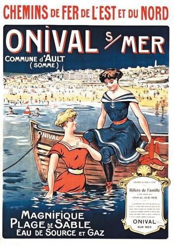 Carnet Blanc, Affiche Chemins de Fer Onival-Sur-Mer