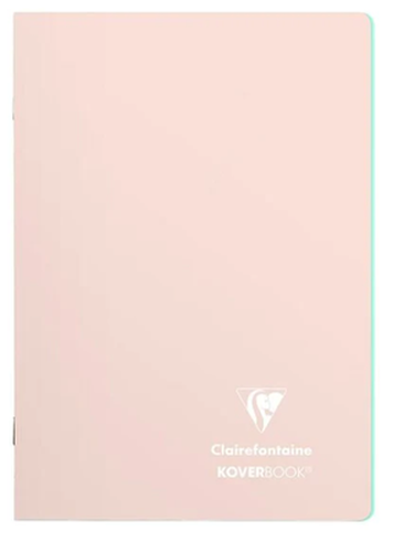 Clairefontaine Koverbook Blush Stapled - A5 Ruled Powder Pink