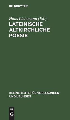 Lateinische Altkirchliche Poesie