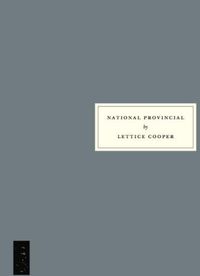 Cover image for National Provincial