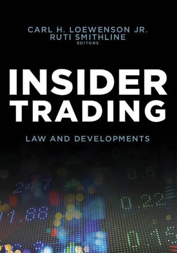 Cover image for Insider Trading: Law and Developments