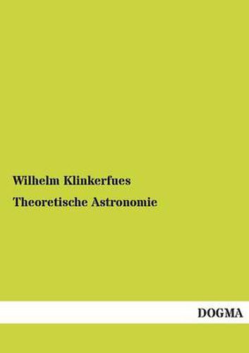 Cover image for Theoretische Astronomie