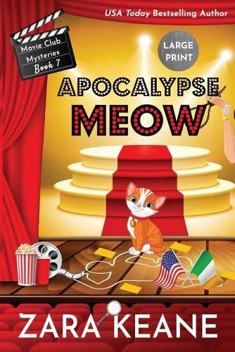 Cover image for Apocalypse Meow (Movie Club Mysteries, Book 7): Large Print Edition