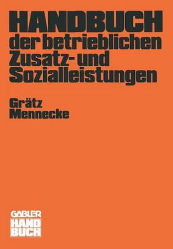 Cover image for Handbuch Der Betrieblichen Zusatz- Und Sozialleistungen