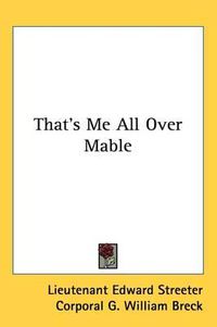 Cover image for That's Me All Over Mable