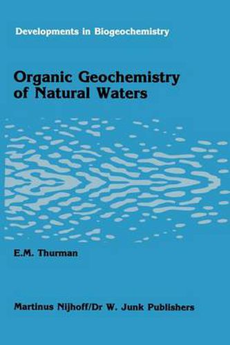 Cover image for Organic geochemistry of natural waters