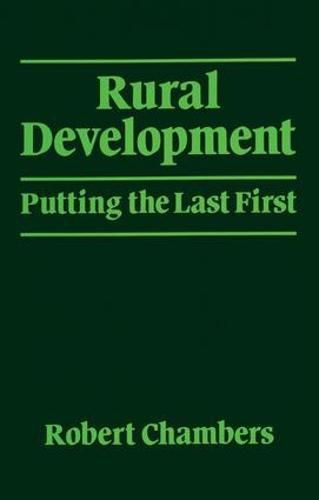 Cover image for Rural Development: Putting the last first