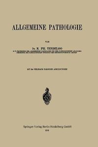 Cover image for Allgemeine Pathologie