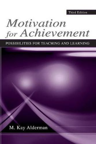 Cover image for Motivation for Achievement: Possibilities for Teaching and Learning