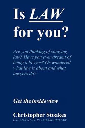 Cover image for Is Law for You?