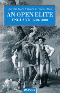Cover image for An Open Elite?: England, 1540-1880