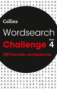 Cover image for Wordsearch Challenge Book 4: 200 Themed Wordsearch Puzzles