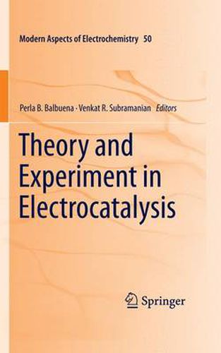 Cover image for Theory and Experiment in Electrocatalysis