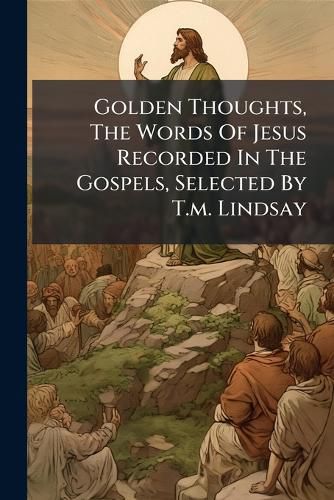 Cover image for Golden Thoughts, The Words Of Jesus Recorded In The Gospels, Selected By T.m. Lindsay