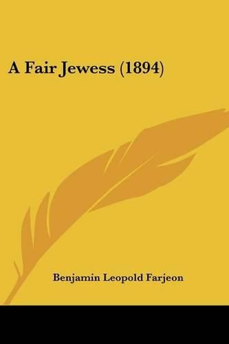 Cover image for A Fair Jewess (1894)