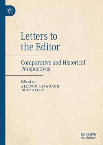 Cover image for Letters to the Editor: Comparative and Historical Perspectives