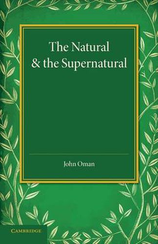 Cover image for The Natural and the Supernatural