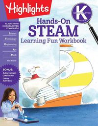 Cover image for Kindergarten Hands-On STEAM Learning Fun Workbook