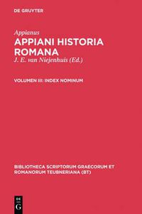 Cover image for Historia Romana, Vol. III Pb
