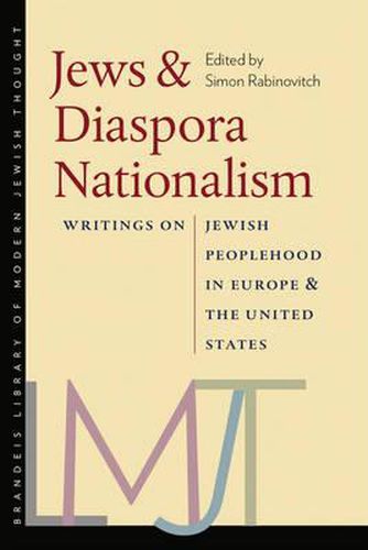 Cover image for Jews and Diaspora Nationalism