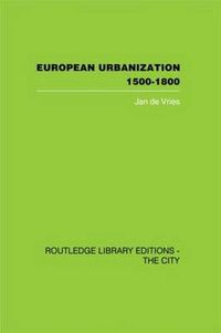 Cover image for European Urbanization, 1500-1800