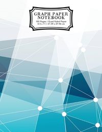 Cover image for Graph Paper Notebook: Blue Abstract Lines Grid Paper Composition Notebook, Graphing Paper, Quad Ruled