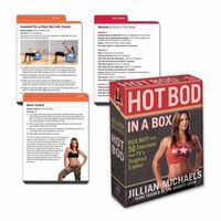 Cover image for Jillian Michaels Hot Bod in a Box: Kick Butt with 50 Exercises from TV's Toughest Trainer