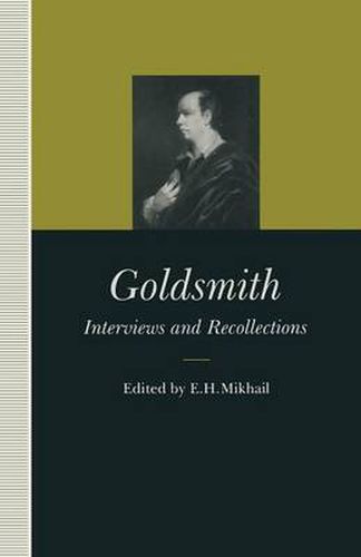 Cover image for Goldsmith: Interviews and Recollections