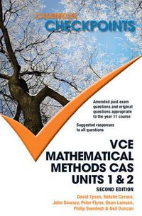 Cover image for Cambridge Checkpoints VCE Mathematical Methods CAS Units 1 and 2