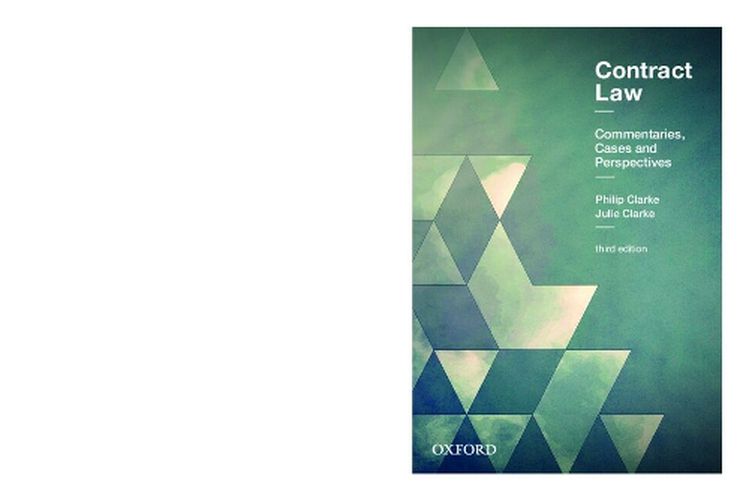 Cover image for Contract Law: Commentaries, Cases and Perspectives (Third Edition)