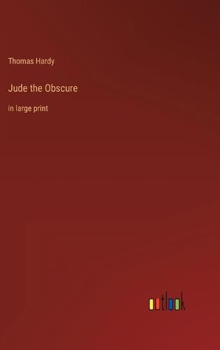 Cover image for Jude the Obscure: in large print