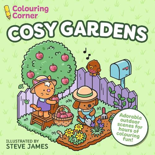 Cover image for Colouring Corner: Cosy Gardens
