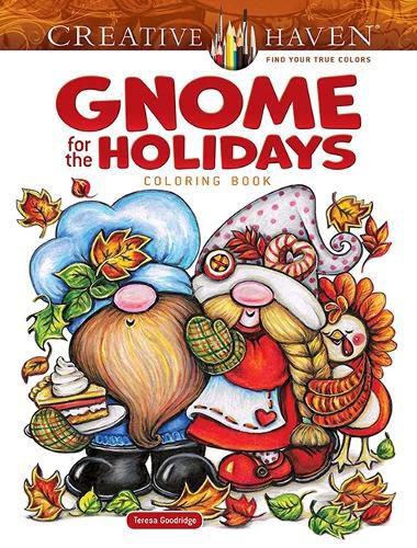 Cover image for Gnome for the Holidays Coloring Book