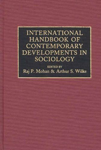 Cover image for International Handbook of Contemporary Developments in Sociology