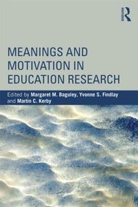 Cover image for Meanings and Motivation in Education Research