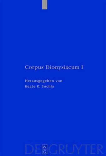 Pseudo-Dionysius Areopagita. De Divinis Nominibus