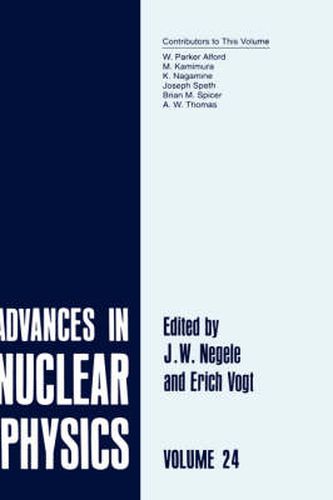 Cover image for Advances in Nuclear Physics: Volume 22