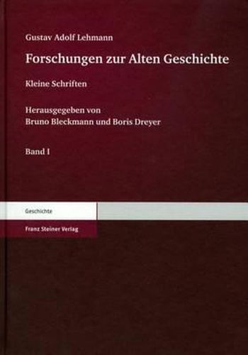 Forschungen Zur Alten Geschichte: Kleine Schriften