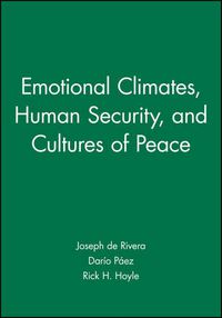 Cover image for Emotional Climates, Human Security, and Cultures of Peace